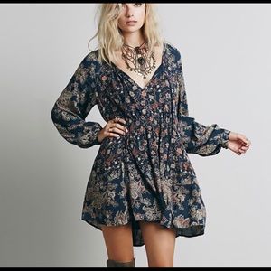 Free People Lucky Loosie Swing Dress/tunic